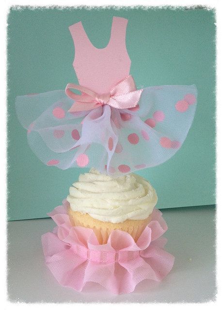 cupcake de bailarina Chantilly