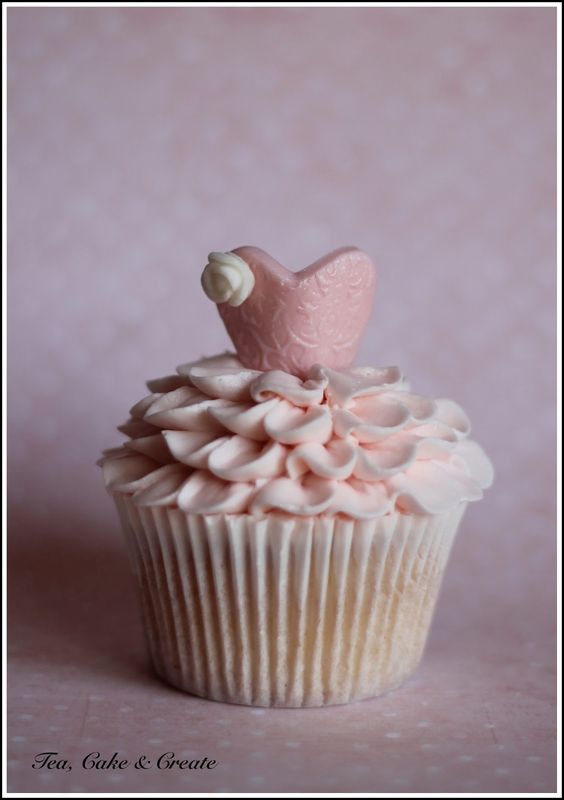 cupcake de bailarina Chantilly