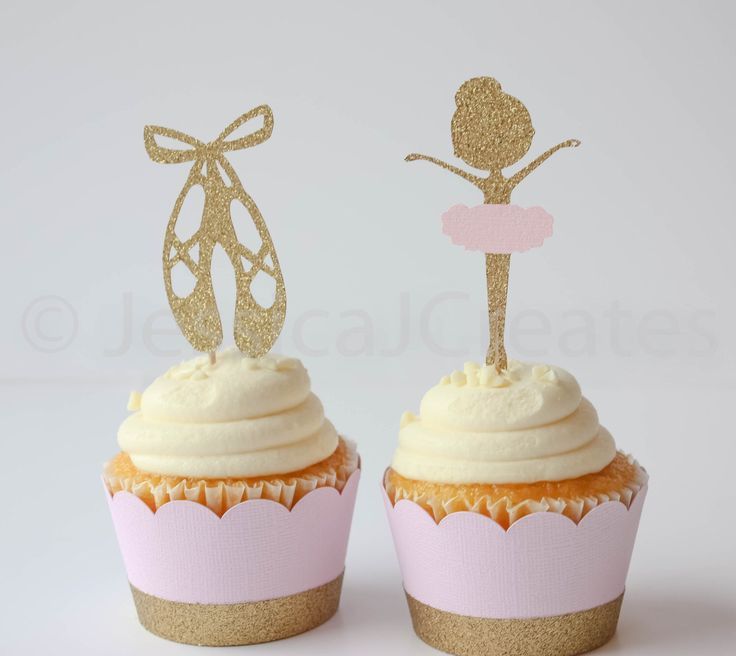 cupcake de bailarina Com Topo