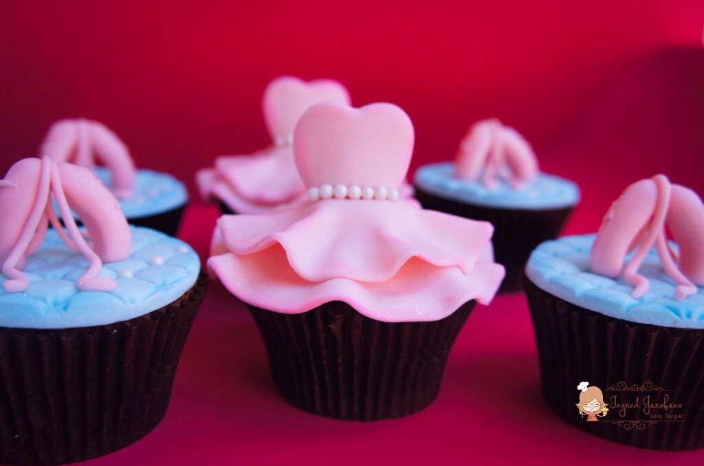 cupcake de bailarina Pasta Americana