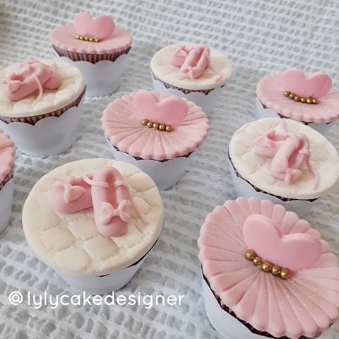 cupcake de bailarina Pasta Americana