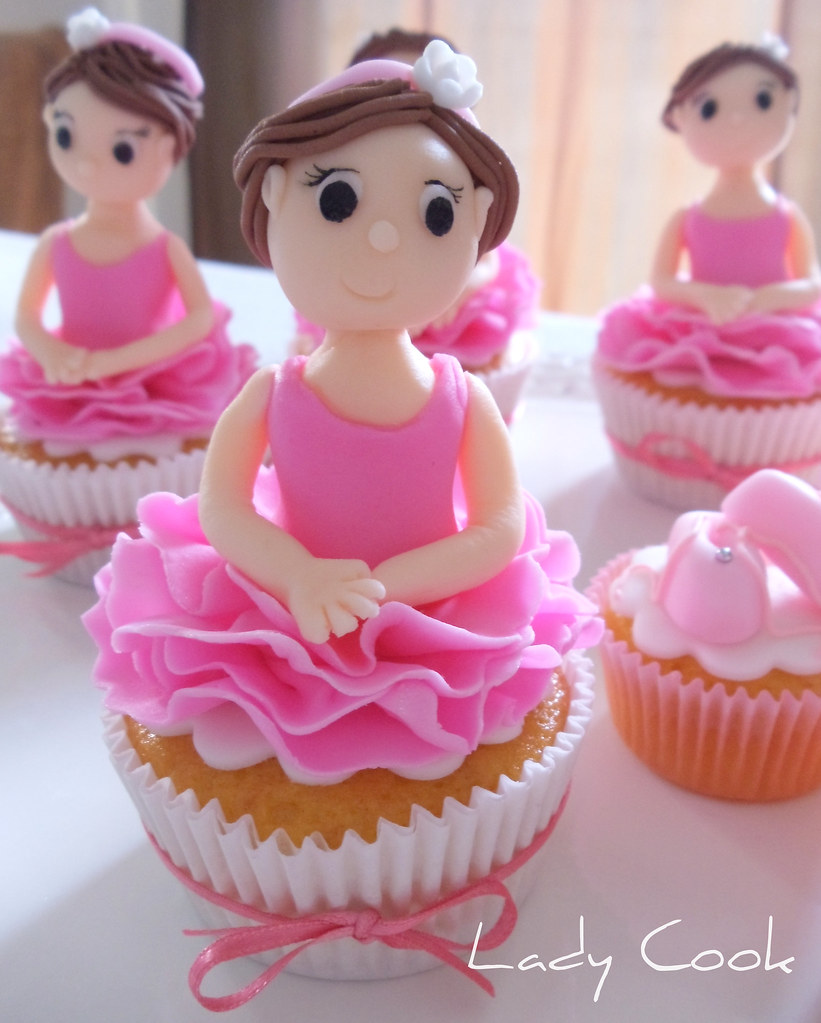 cupcake de bailarina Pasta Americana