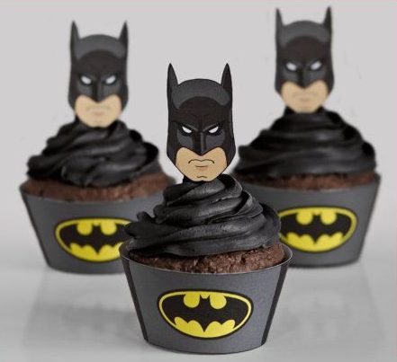 cupcake do batman Chantilly