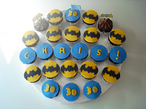 cupcake do batman Personalizado