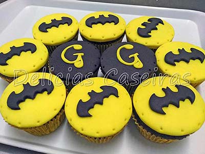 cupcake do batman Personalizado