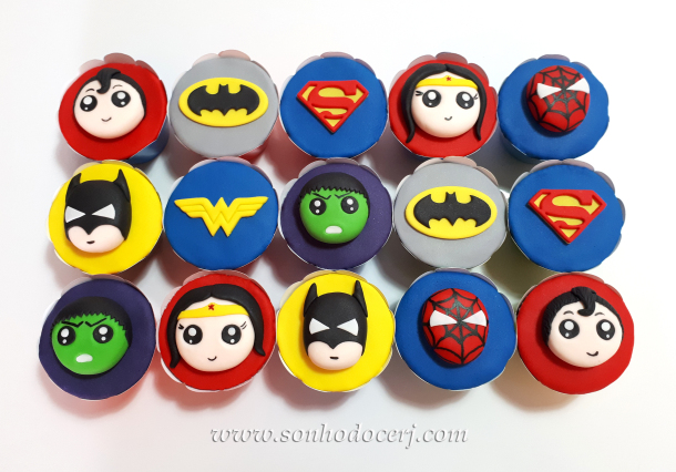 cupcake do batman Personalizado