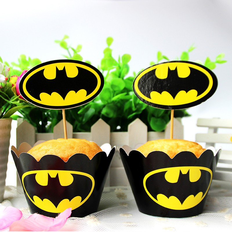 cupcake do batman Simples