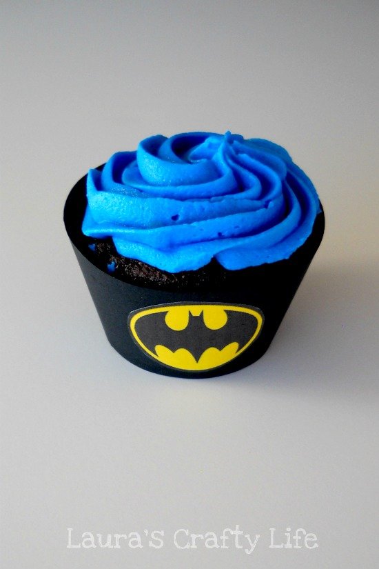 cupcake do batman Simples