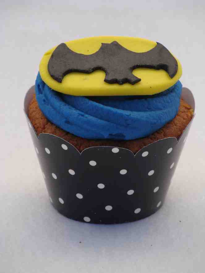 cupcake do batman Simples