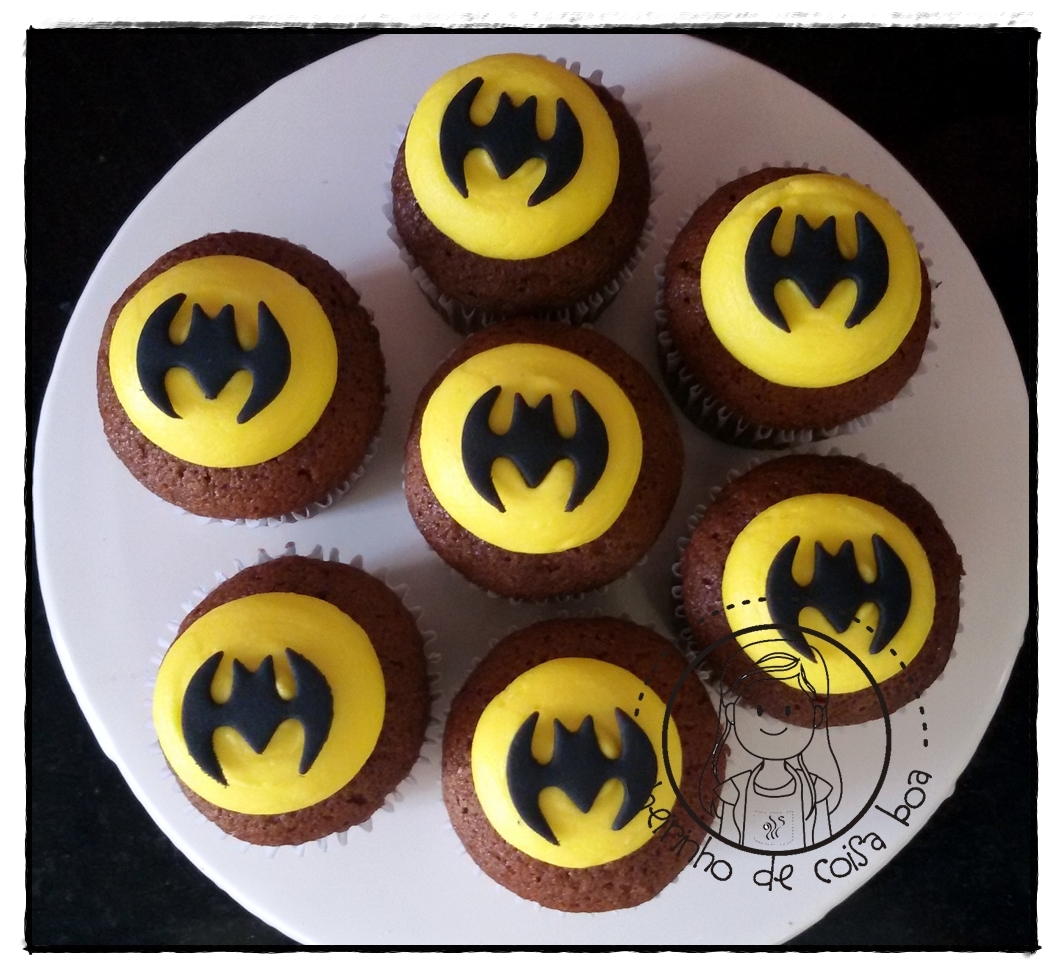 cupcake do batman Simples