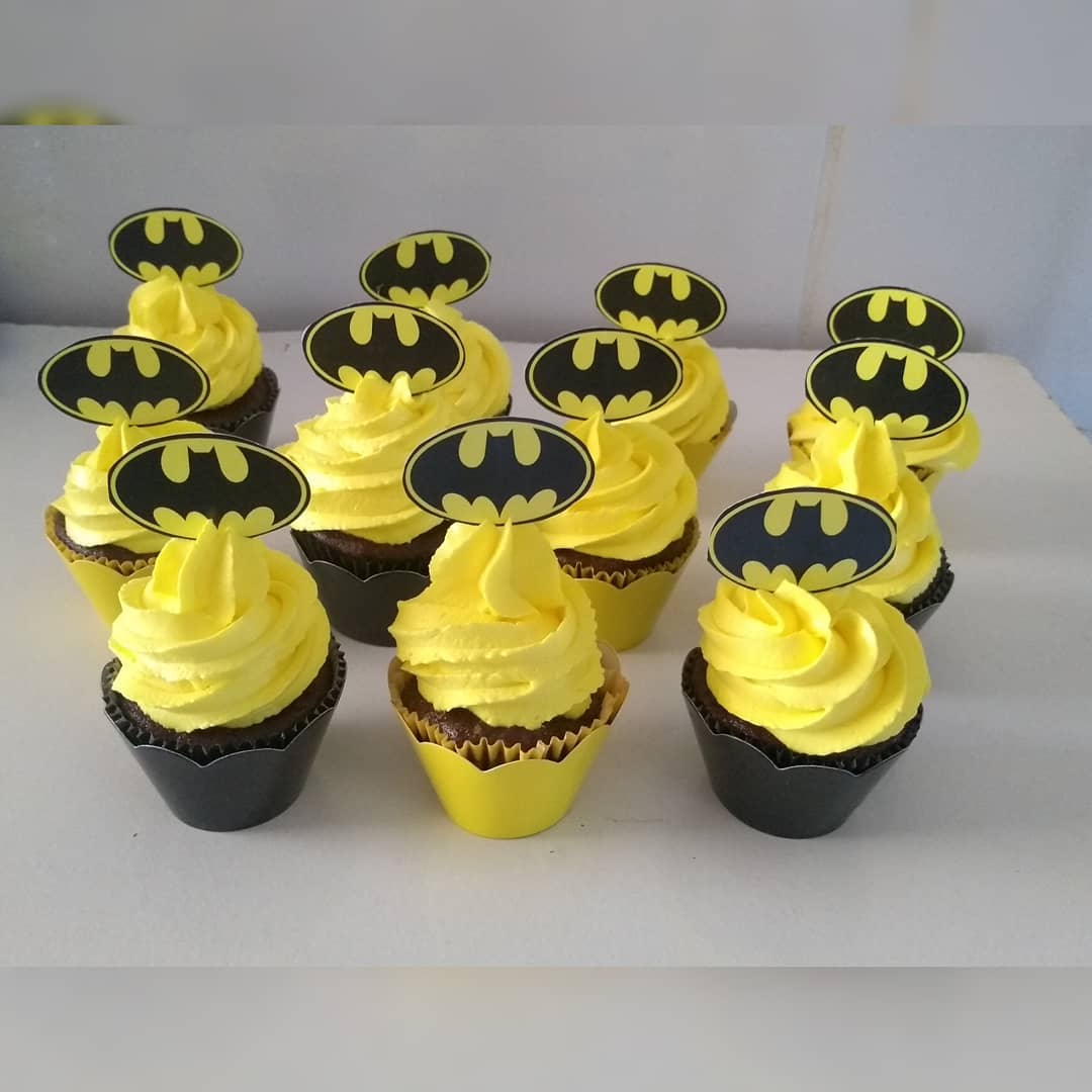 cupcake do batman Simples