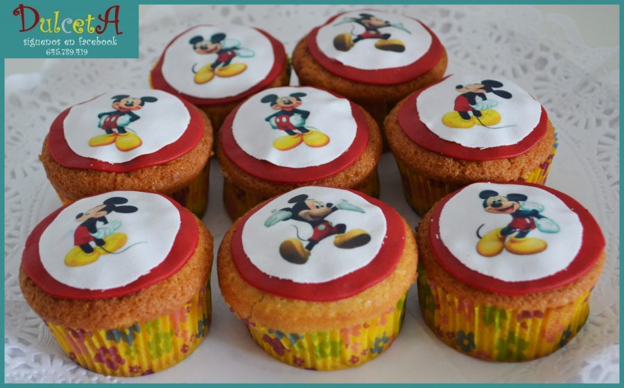 Cupcake Mickey Simples