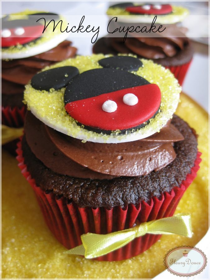 Cupcake Mickey Simples