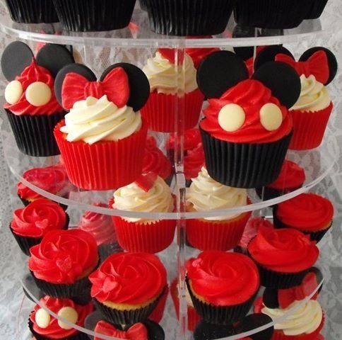 Cupcake Mickey com Minnie