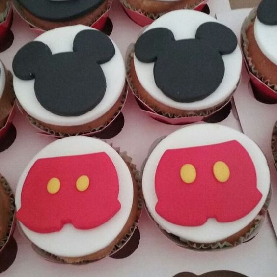 Cupcake Mickey Pasta americana