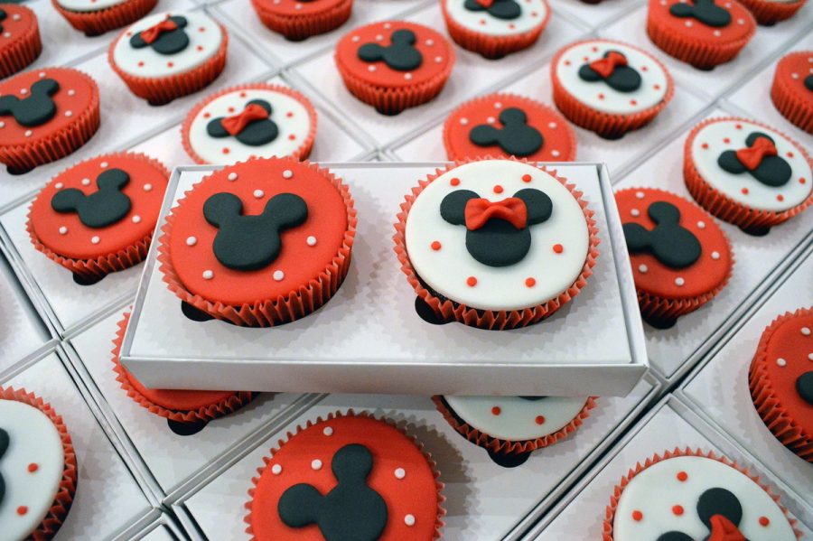 Cupcake Mickey Pasta americana