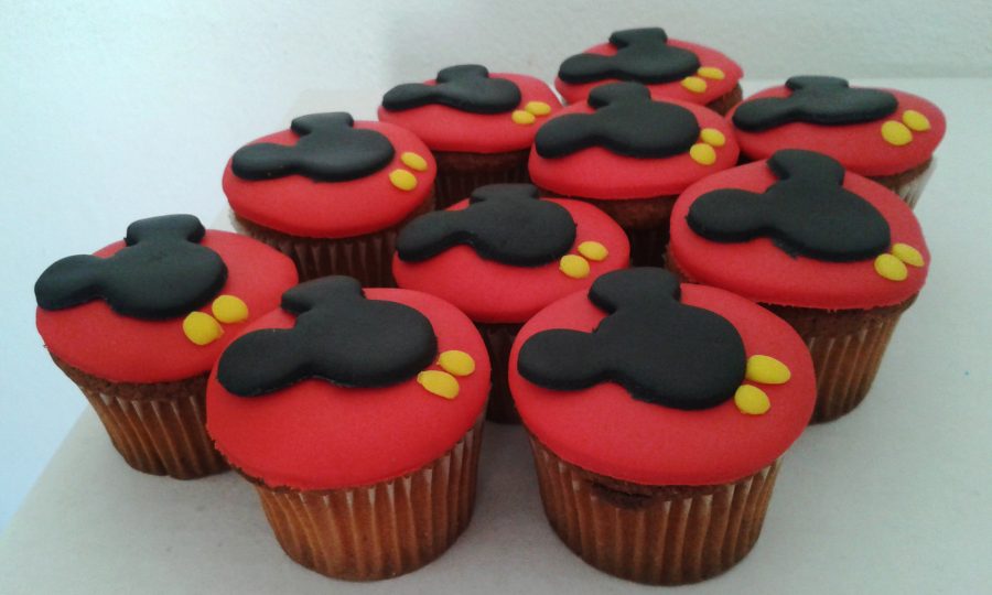 Cupcake Mickey Pasta americana