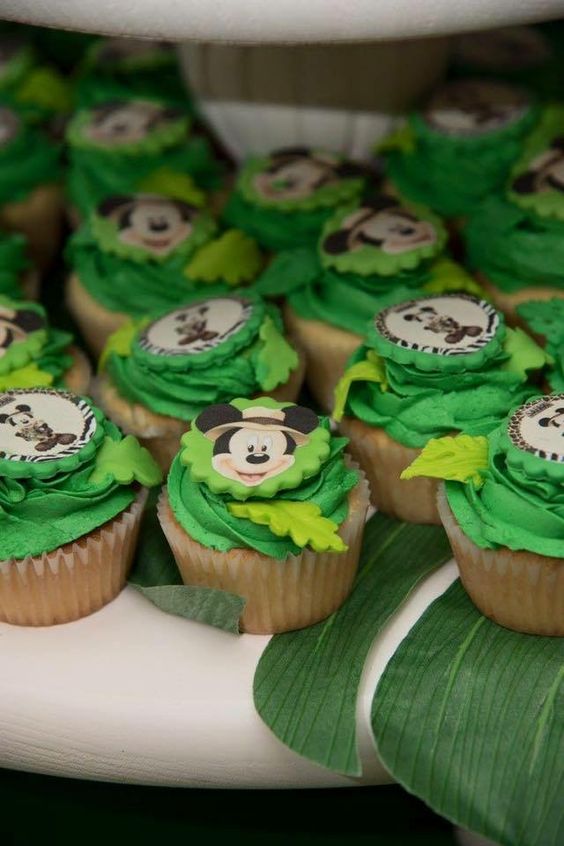 Cupcake Mickey Mickey safari