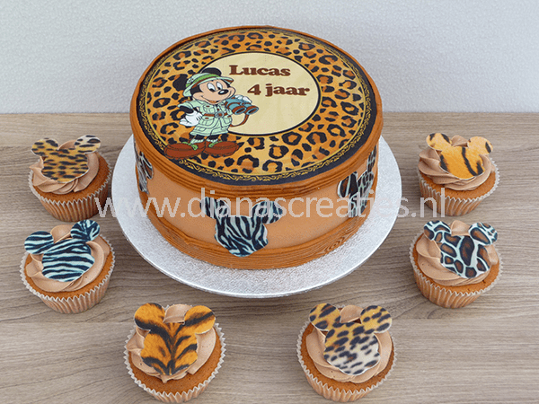 Cupcake Mickey Mickey safari