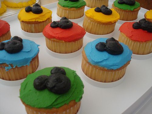 Cupcake Mickey Simples