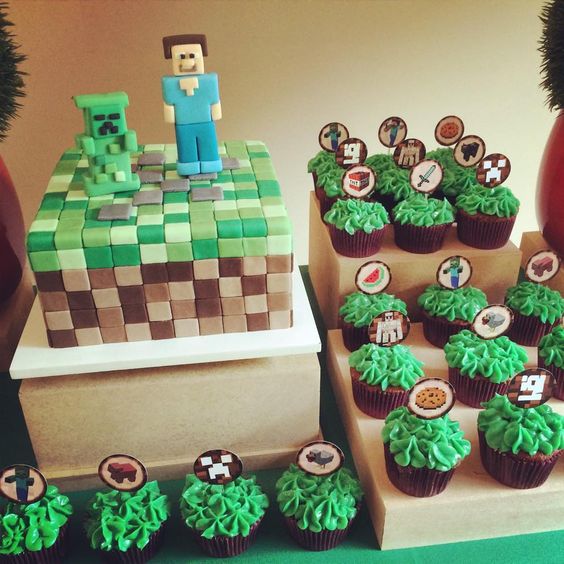 Cupcake Minecraft Topo