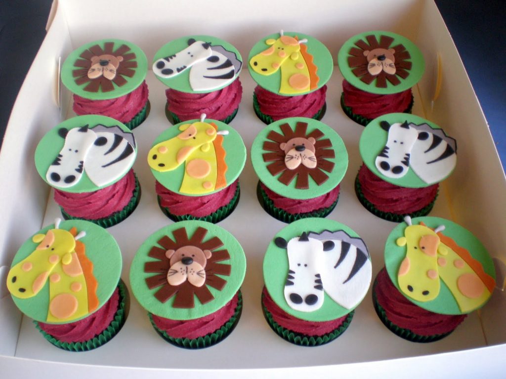 safari cupcake cases