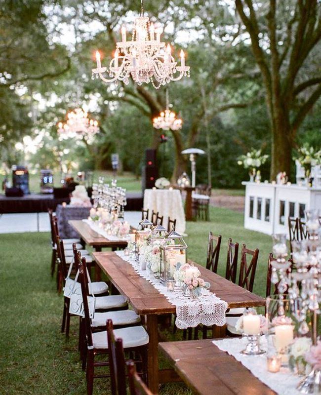 decoracao de casamento Em Chácara