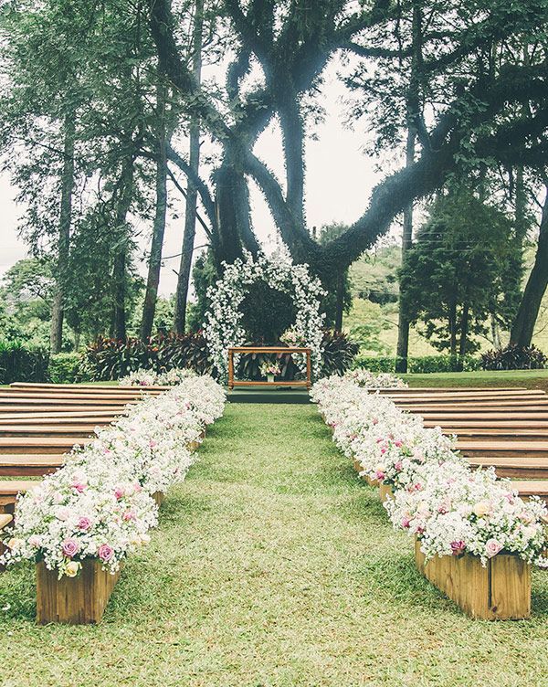 decoracao de casamento Em Chácara