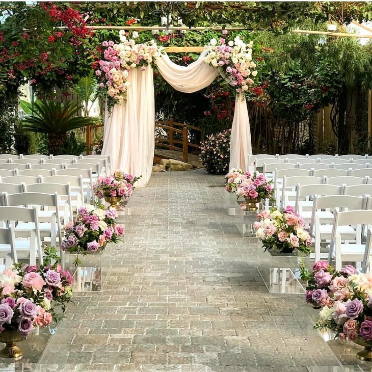 decoracao de casamento Em Chácara