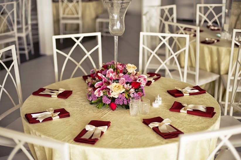 decoracao de casamento Marsala