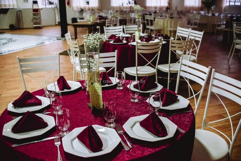 decoracao de casamento Marsala