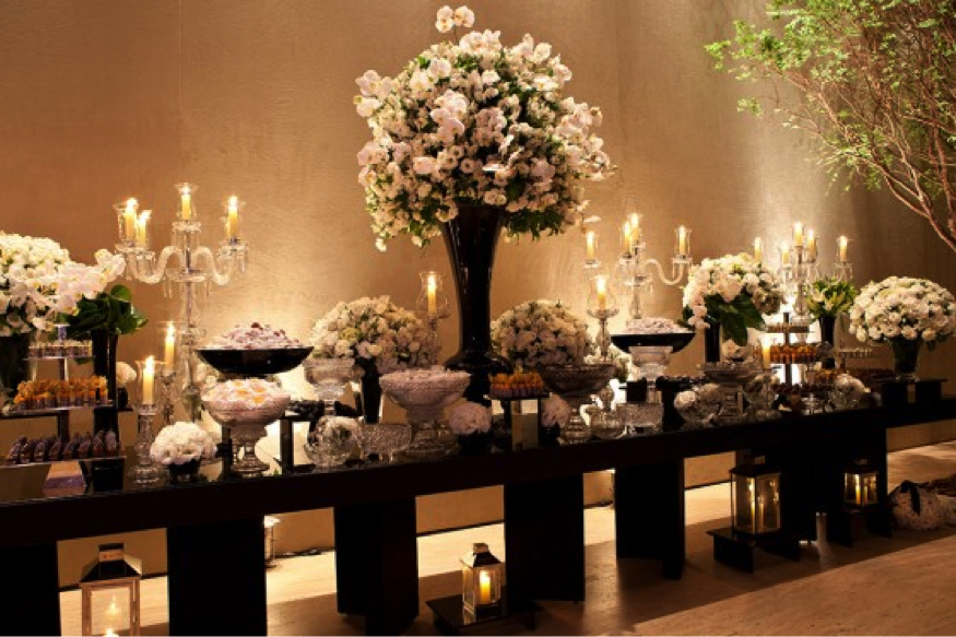 decoracao de casamento Preto