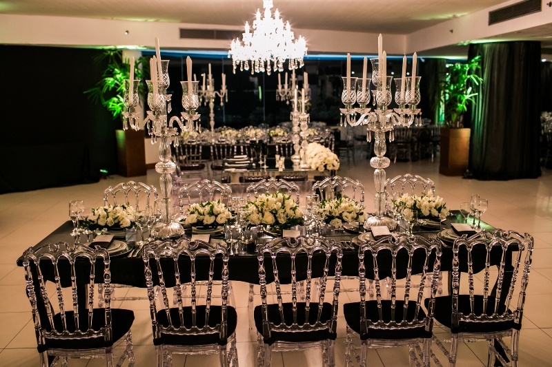 decoracao de casamento Preto