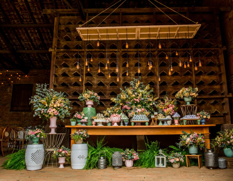 decoracao de casamento Rústico