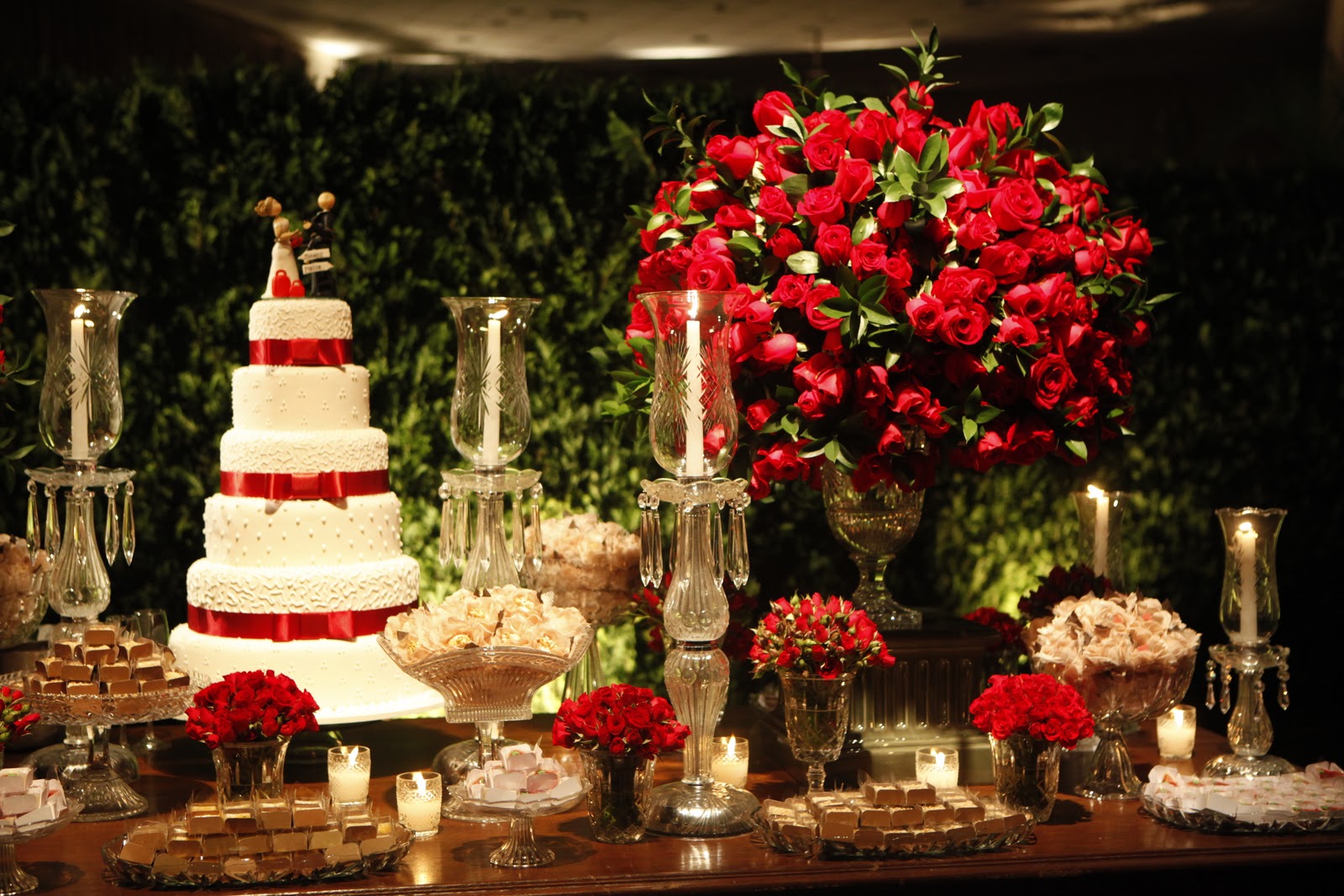 decoracao de casamento Vermelho