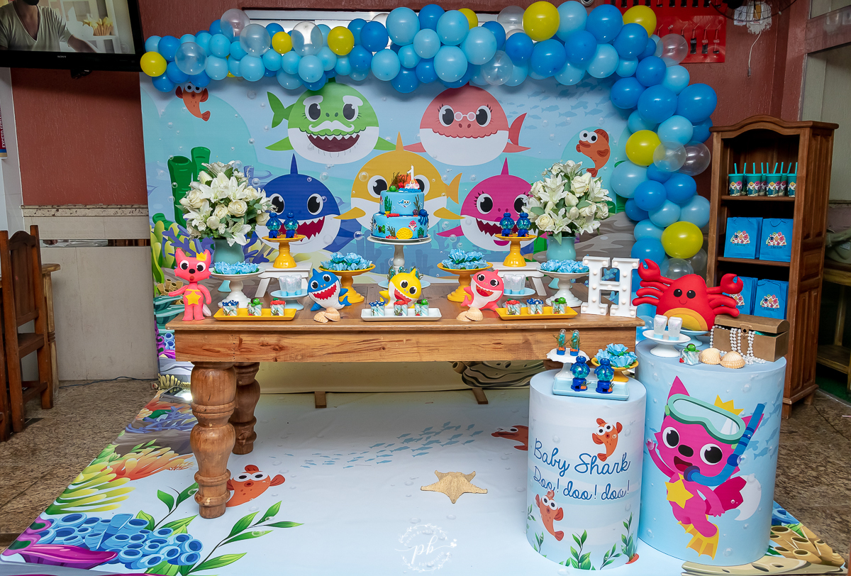 festa infantil Baby Shark