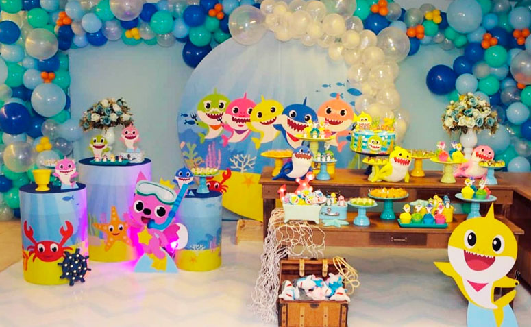 festa infantil Baby Shark