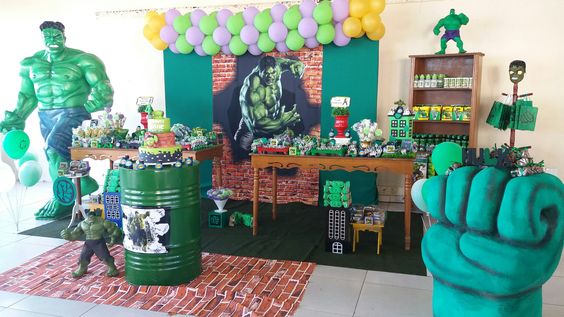 festa infantil Do Incrível Hulk