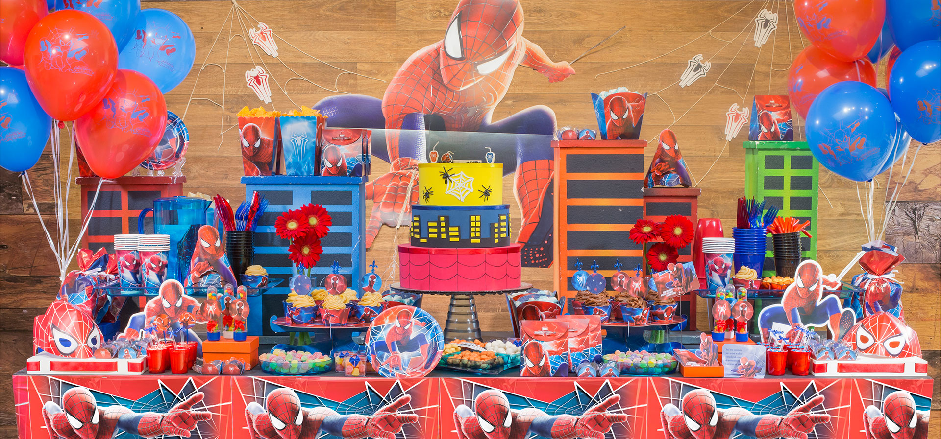 festa infantil Homem-Aranha