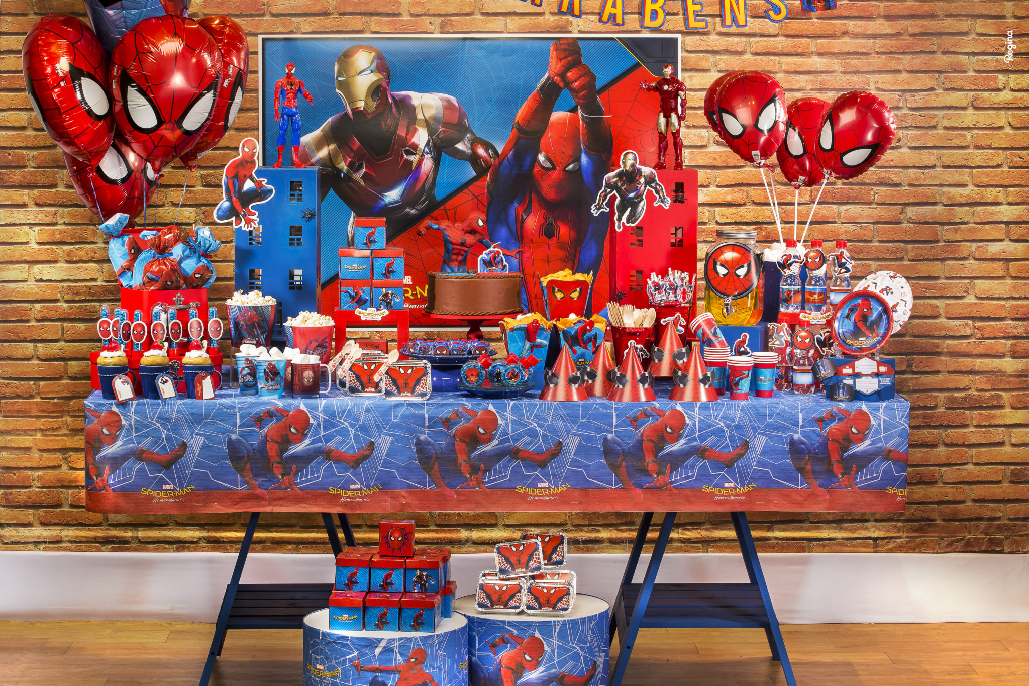 festa infantil Homem-Aranha