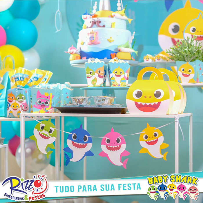 festa baby shark Simples