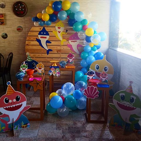 festa baby shark Simples