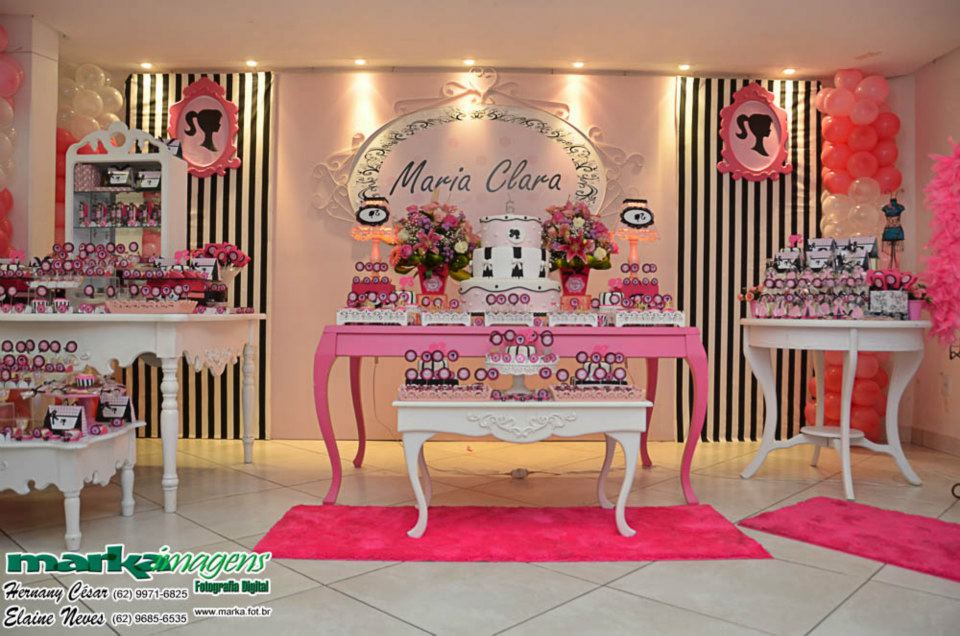 festa barbie Luxo