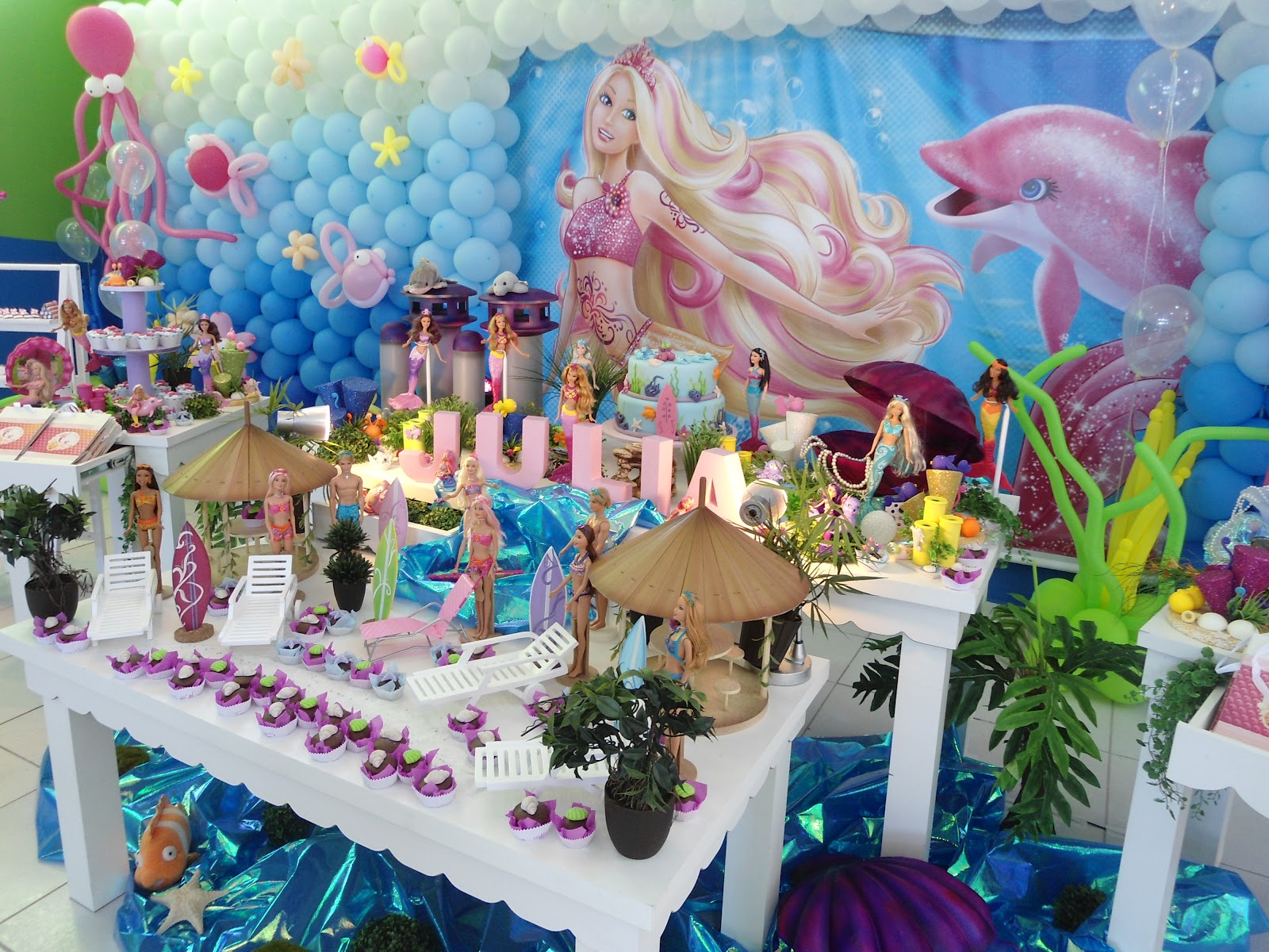 festa barbie Sereia