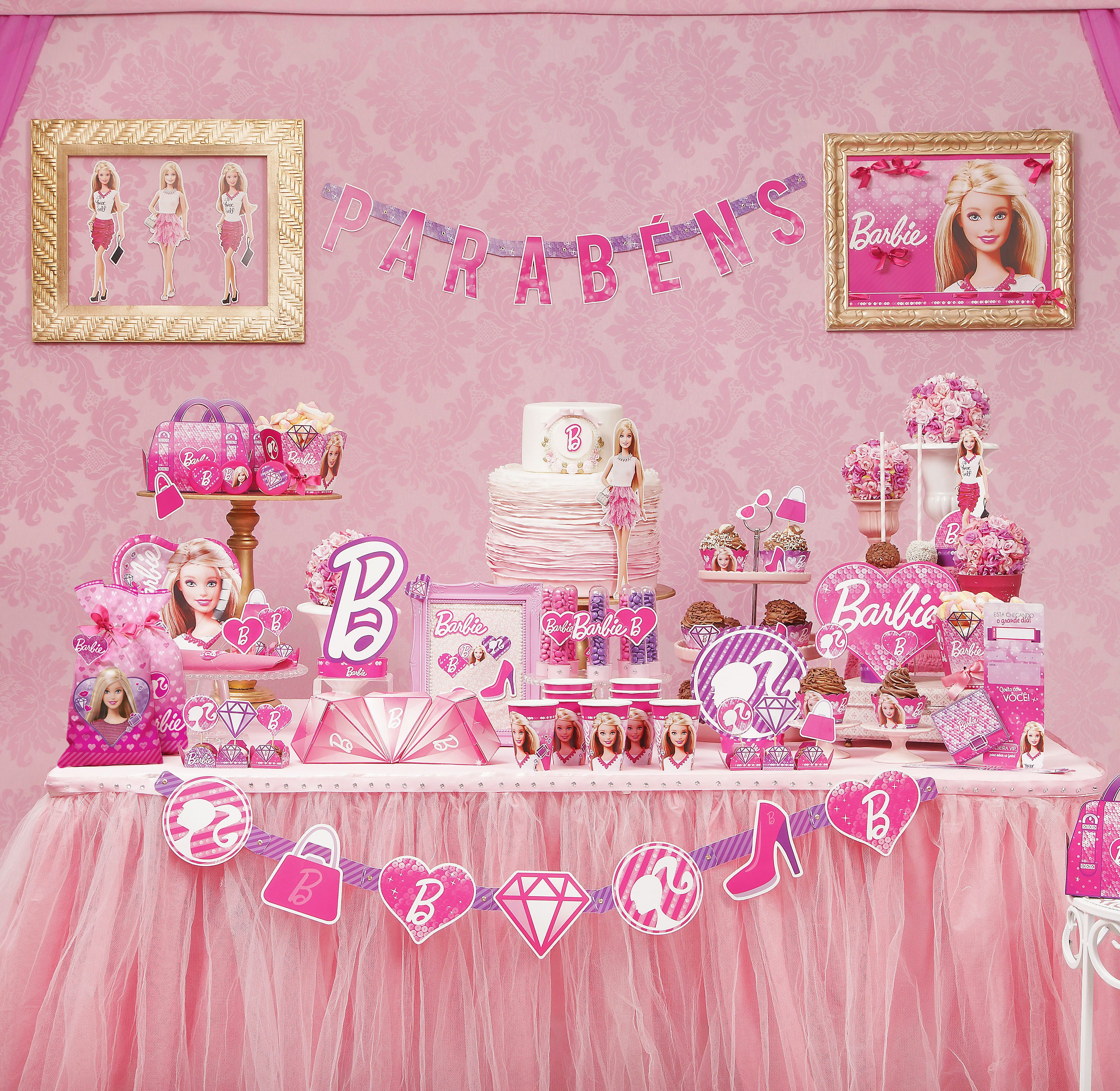 festa barbie Simples