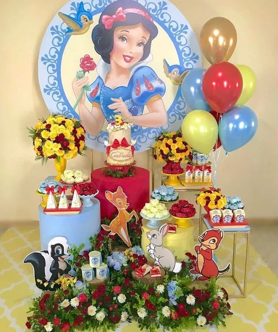 Festa Branca de Neve Simples