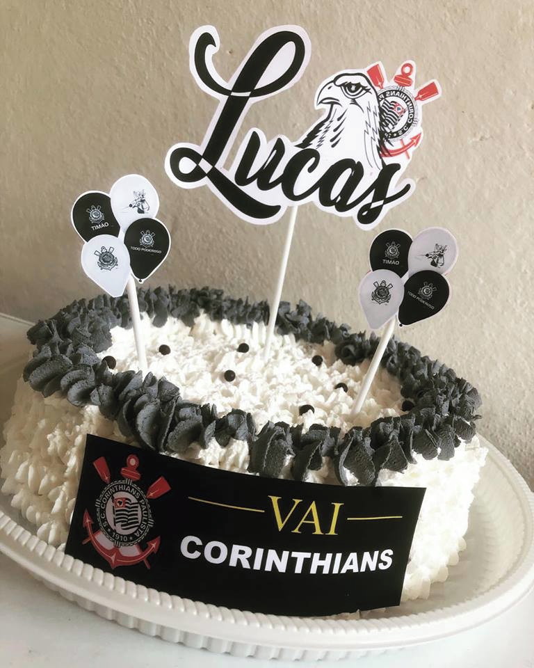 festa corinthians Bolo