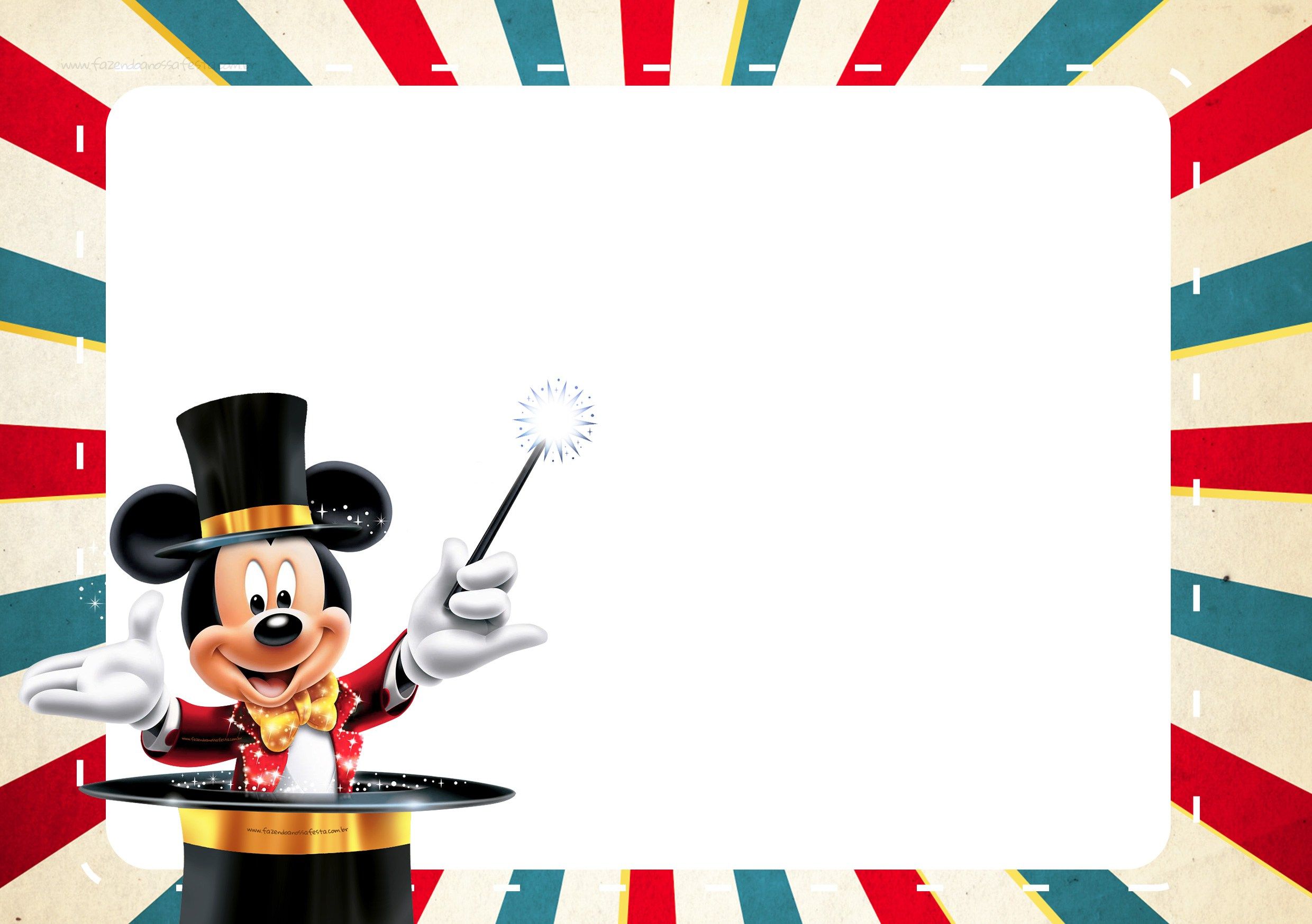 festa do mickey Convite