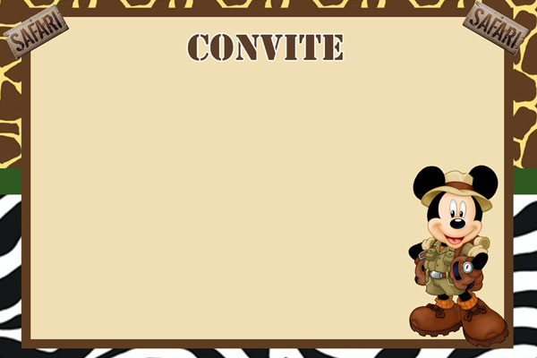 festa do mickey Convite