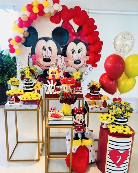 festa do mickey E Minnie